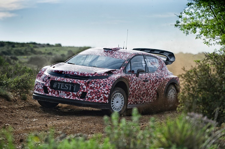 Der neue Citroën C3 WRC beim test