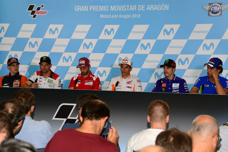 Pressekonferenz in Aragón