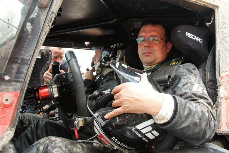 Matthias Kahle im SMG-Buggy