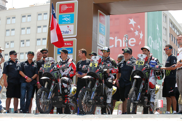 Das Husqvarna-Team bei der Schlussfeier