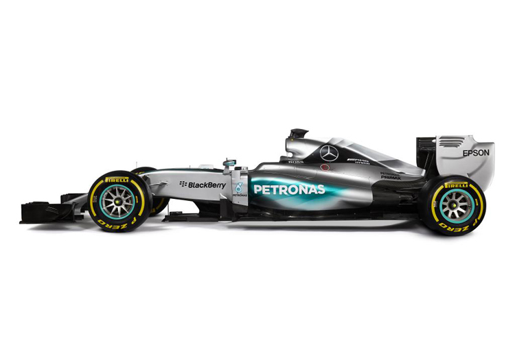 Der neue Silberpfeil Mercedes F1 W06 Hybrid