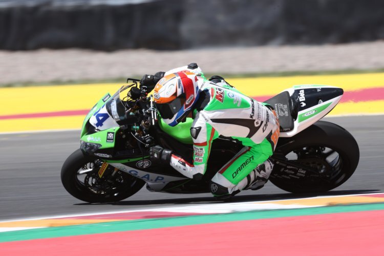 Jeffrey Buis auf der Kawasaki ZX-6R