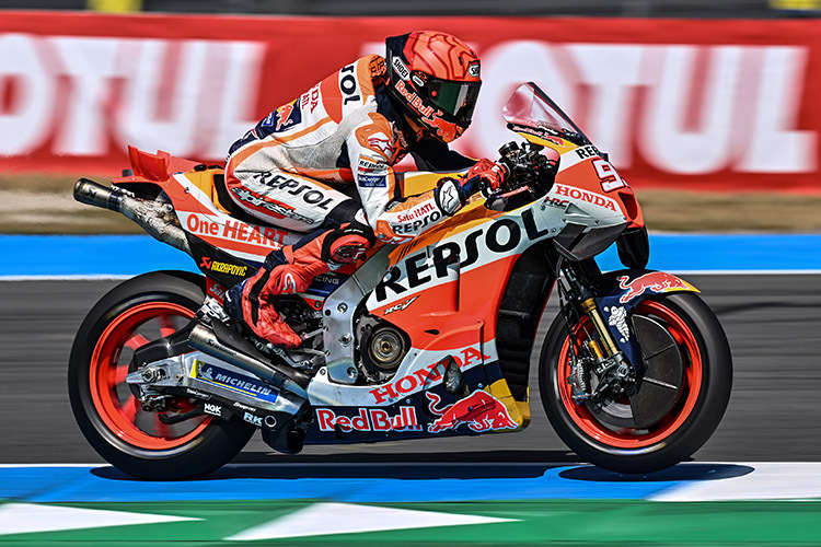 Marc Márquez stürzte in Assen im Q1 wegen einer Unkonzentriertheit