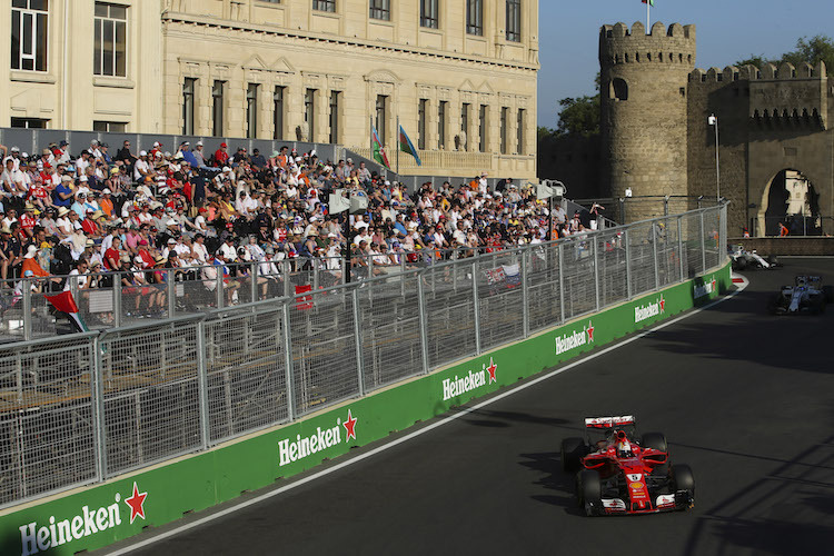 Sebastian Vettel 2017 in Baku