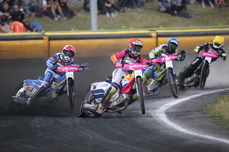 Im Finale: Madsen, Laguta, Smektala und Lindbäck (v.l.)