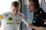 Kimi Räikkönen und Mark Slade 2013 bei Lotus