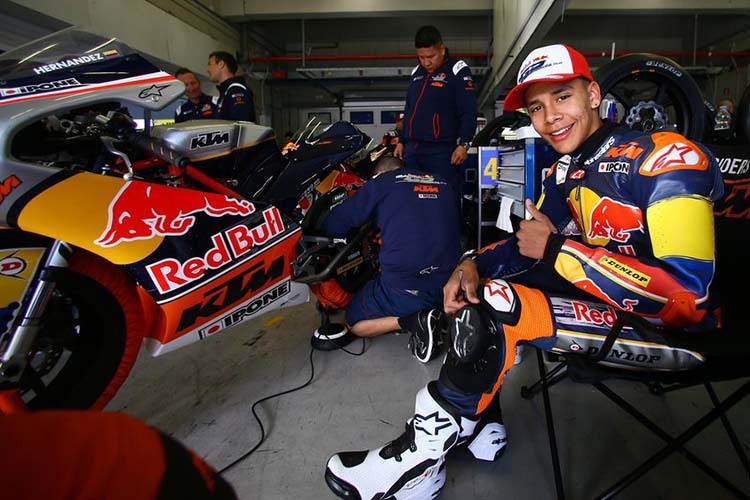 Nicolás Hernández debütiert 2018 im Red Bull Rookies Cup