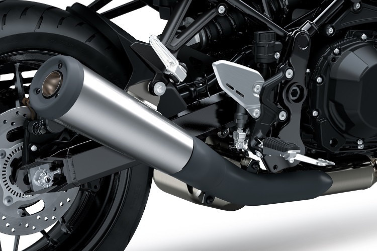 Neuer Endschalldämpfer im Megaphon-Design