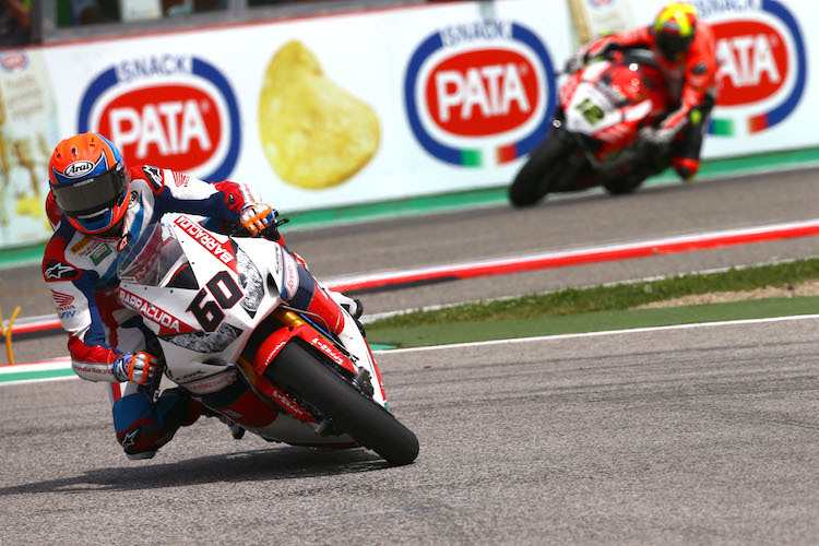 Michael van der Mark hatte in Imola ein zähes Rennen