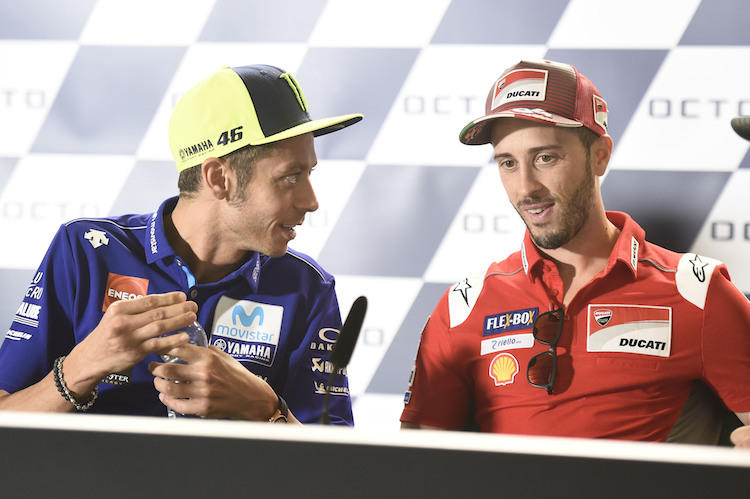 Valentino Rossi und Andrea Dovizioso