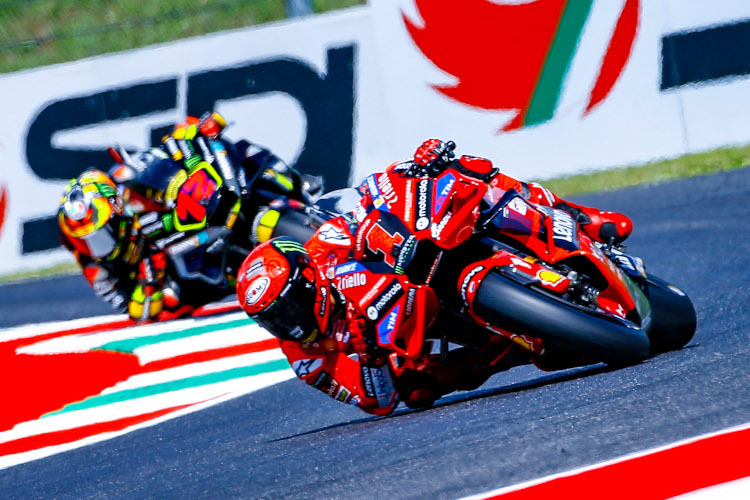 Pecco Bagnaia vor Marco Bezzecchi