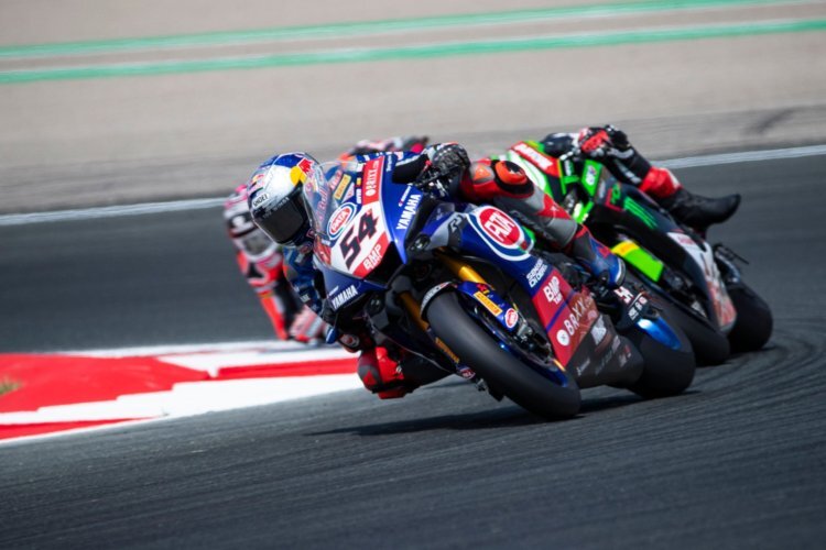 Toprak Razgatlioglu vor Jonathan Rea und Scott Redding