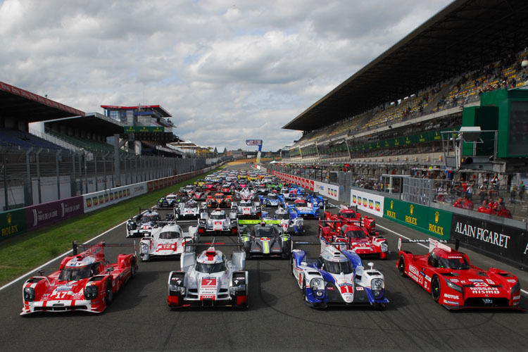 Die 56 Teilnehmer der 24h Le Mans 2015