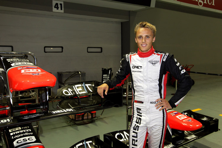 Max Chilton schaut sich das alles schon mal in Ruhe an