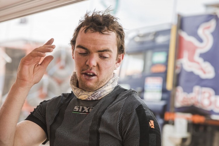 Das wars: Für Matthias Walkner (KTM) ist die Rallye Dakar 2015 vorbei