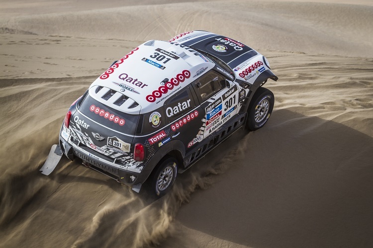 Nasser Al-Attiyah im Mini von X-raid