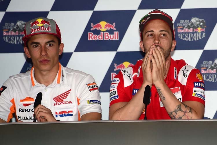 Marc Márquez und Andrea Dovizioso