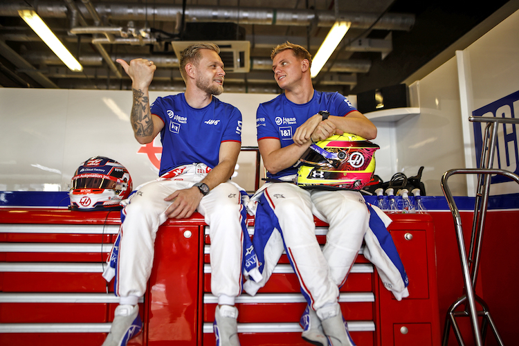 Kevin Magnussen und Mick Schumacher