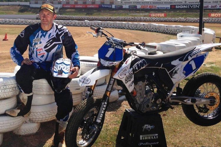 Troy Bayliss will beim Superprestigio in Spanien die Nummer 1 mit nach Hause nehmen