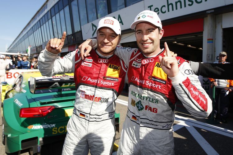 Timo Scheider und Mike Rockenfeller