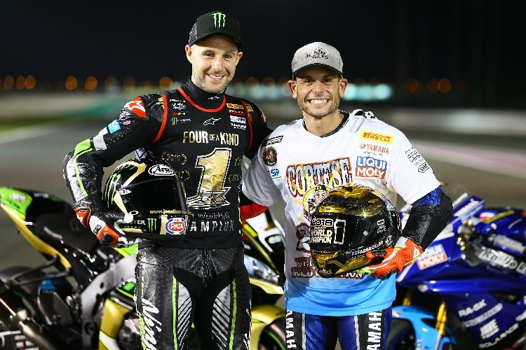 Jonathan Rea und Sandro Cortese sind zwei aktuelle Weltmeister, die in der SBK-WM 2019 aufeinandertreffen