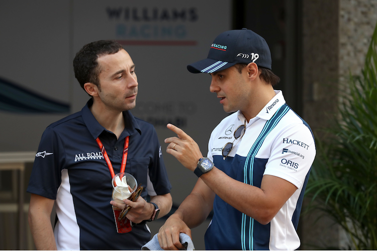 Felipe Massa und sein Manager Nicolas Todt