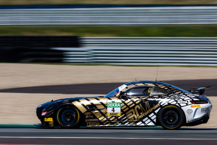  Marcel Lenerz fuhr im Mercedes-AMG GT4 von BCMC Motorsport powered by EastSide Motorsport die Tagesbestzeit