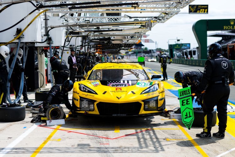 Traditionell in Gelb: Die Corvette Z06 LMGT3.R