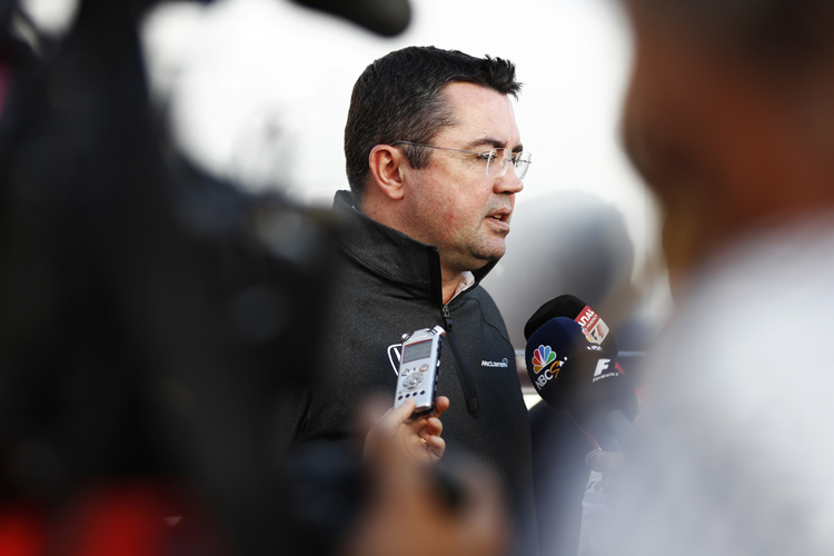 Eric Boullier: «Wir werden keine Versprechen oder Voraussagen zu unserer Leistungsfähigkeit machen»