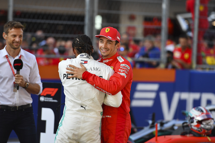 Charles Leclerc lernt sehr viel von Lewis Hamilton