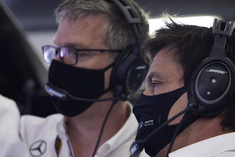 James Allison und Toto Wolff