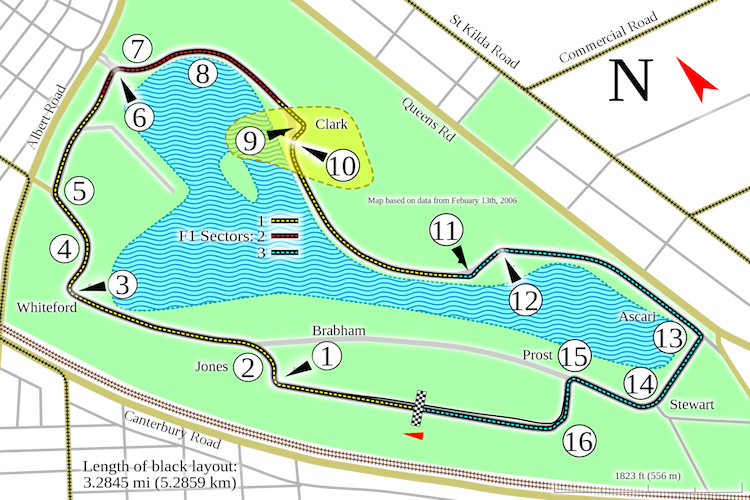 Der Albert Park Circuit