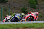 Marc Márquez vor Valentino Rossi