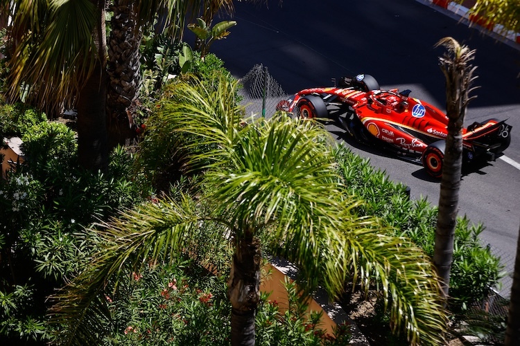 Charles Leclerc wurde der Favoritenrolle im Qualifying von Monaco gerecht