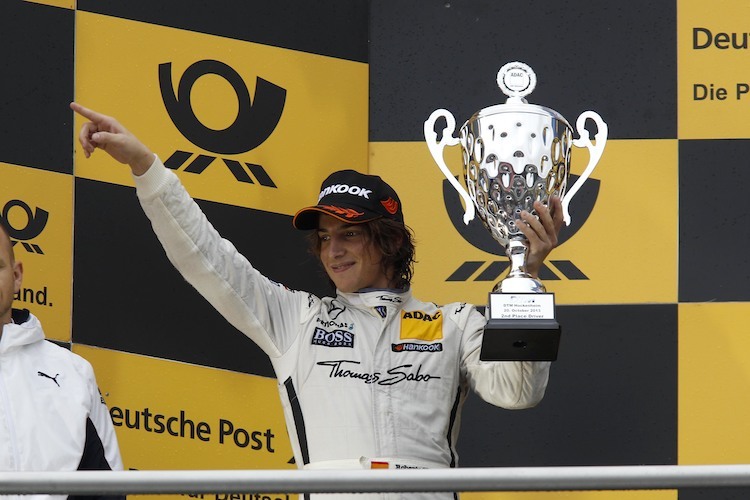 Robert Merhi bejubelt seinen zweiten Platz