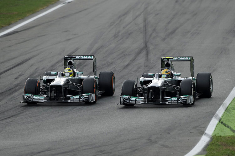 Nico Rosberg und Lewis Hamilton wollen Sebastian Vettel die Stirn bieten