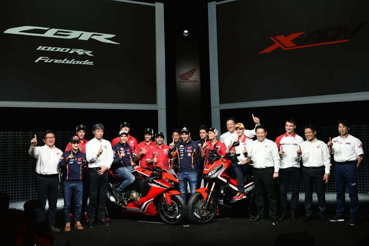 Honda erhofft sich viel von der neuen Fireblade: Marc Márquez stellte sie in Mailand vor
