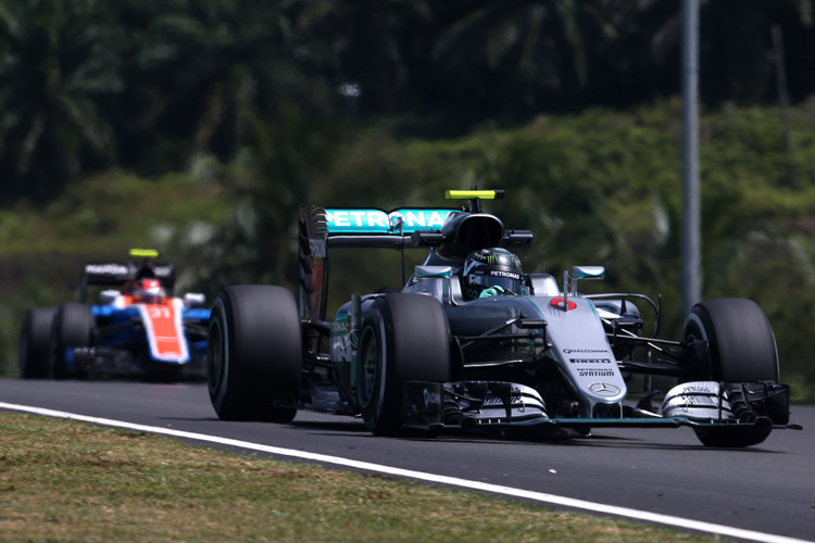 Nico Rosberg in Sepang