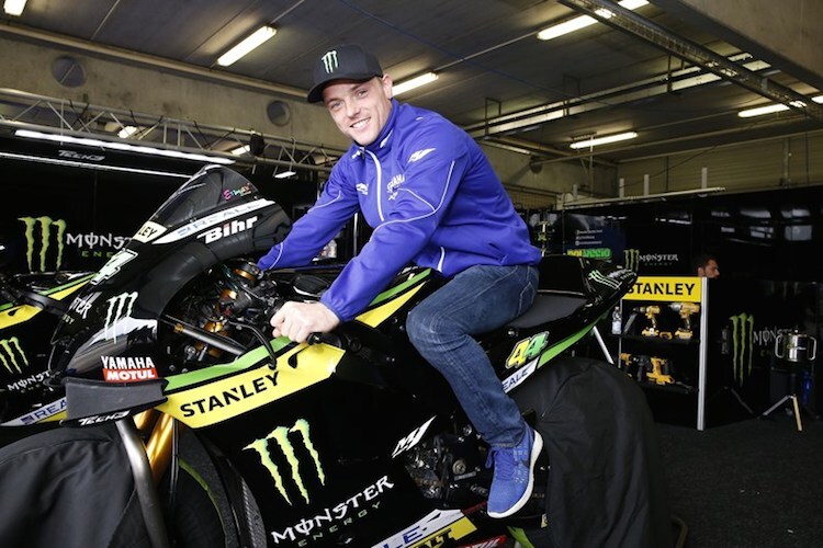 Sitzprobe in Brünn: Alex Lowes weiß bereits, wie sich die MotoGP-Yamaha anfühlt