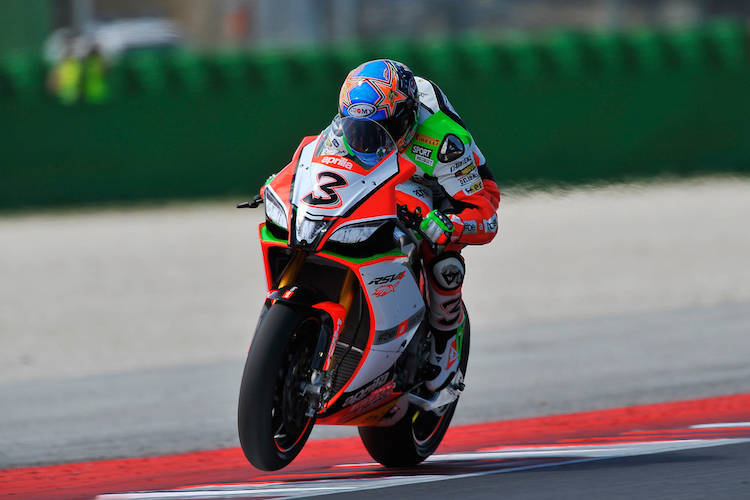 Max Biaggi ist auch mit 44 Jahren noch in Topform