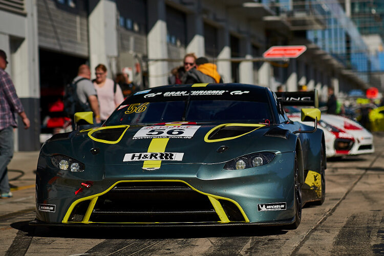 Der 2019er Aston Martin Vantage GT3 beim VLN-Auftritt auf dem Nürburgring