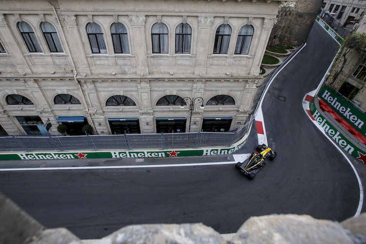 In Baku bleibt den GP-Stars kaum Raum für Fehler