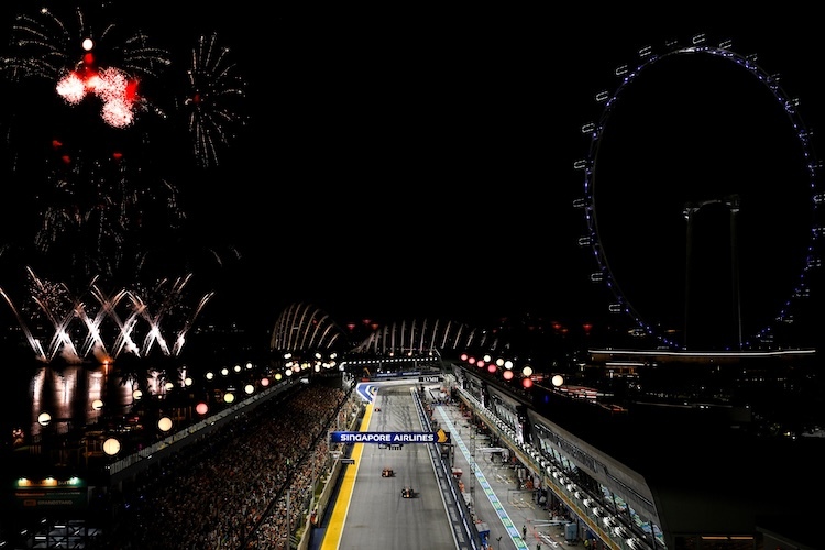 Willkommen zum Rennen in Singapur