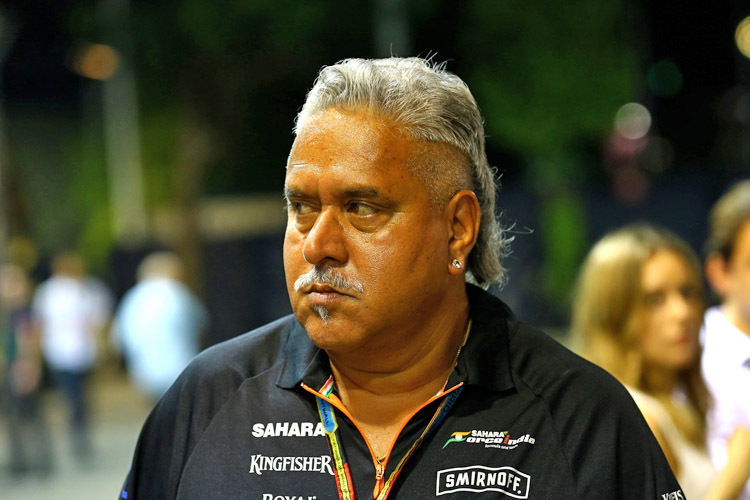 Im Fokus der Justiz: Force India-Oberhaupt Dr. Vijay Mallya