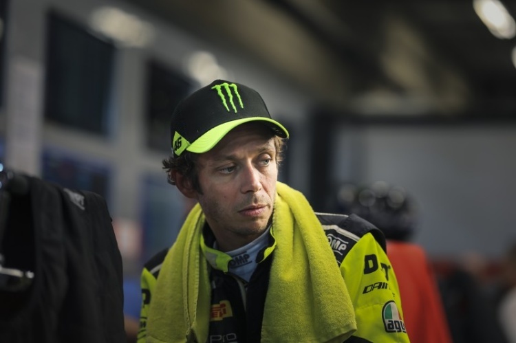 Auch körperlich eine Herausforderung: Valentino Rossi bei den 24h Spa 2022