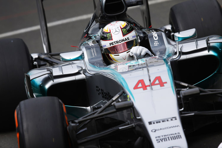 Lewis Hamilton sicherte sich die Bestzeit im dritten freien Training zum Grossbritannien-GP