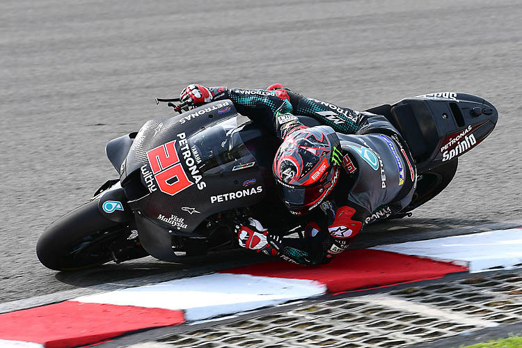 Fabio Quartararo auf seiner neuen Werks-Yamaha