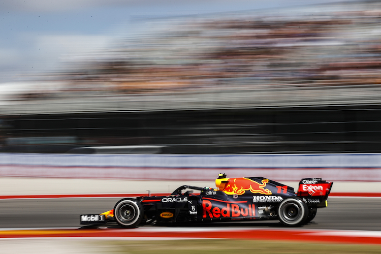 Sergio Pérez stellte im zweiten Training in Austin die Bestzeit auf