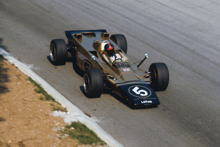 Emerson Fittipaldi im Lotus 56B in Monza 1971