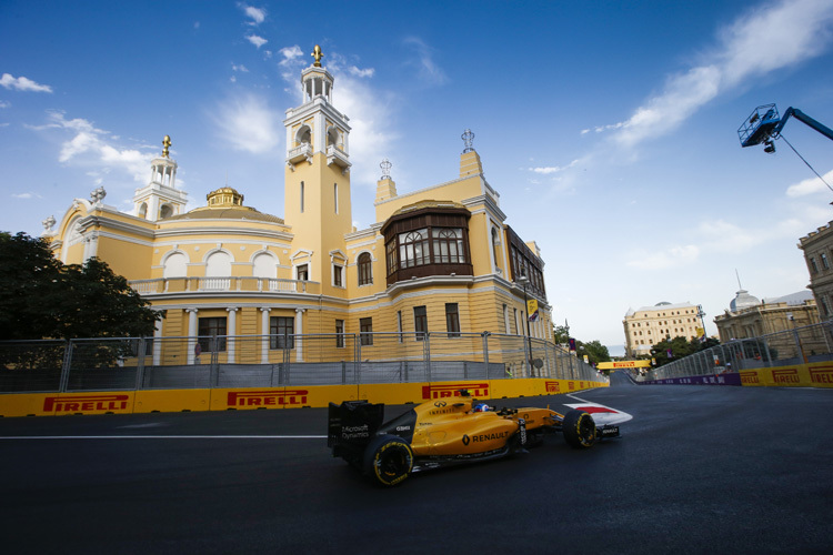 Ausnahmeerscheinung? In Baku kamen die gelben Renner aus Enstone nicht auf Touren